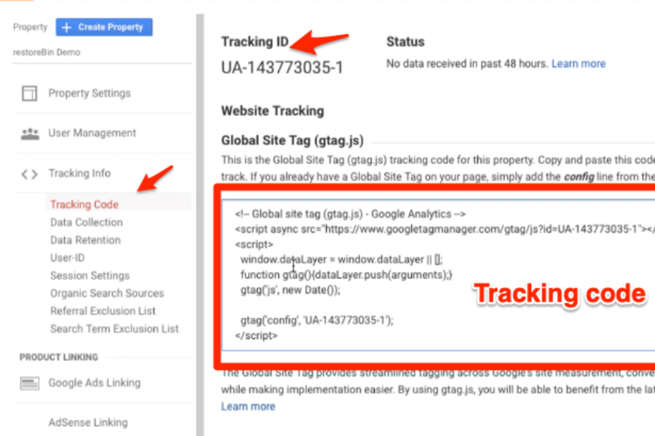 Insert Google Analytics Tracking Code in WordPress without Plugin 3