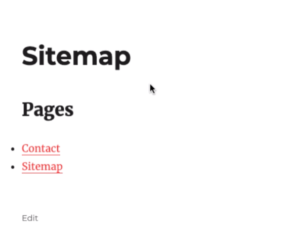 WP Sitemap Page plugin live demo